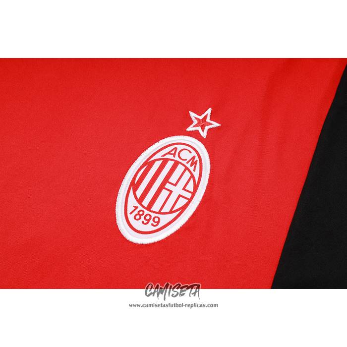 Chandal del AC Milan 2023-2024 Manga Corta Rojo